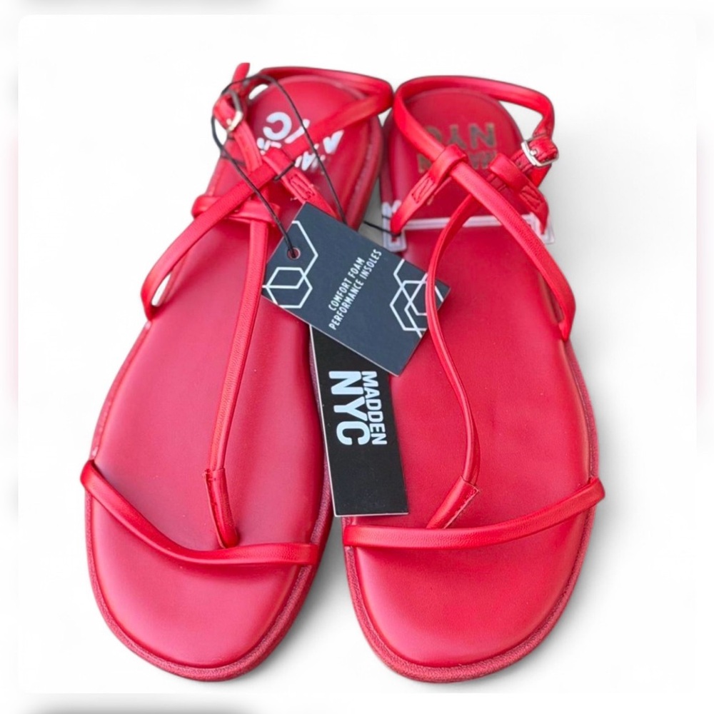 Madden Girl Vibrant Red Sandals